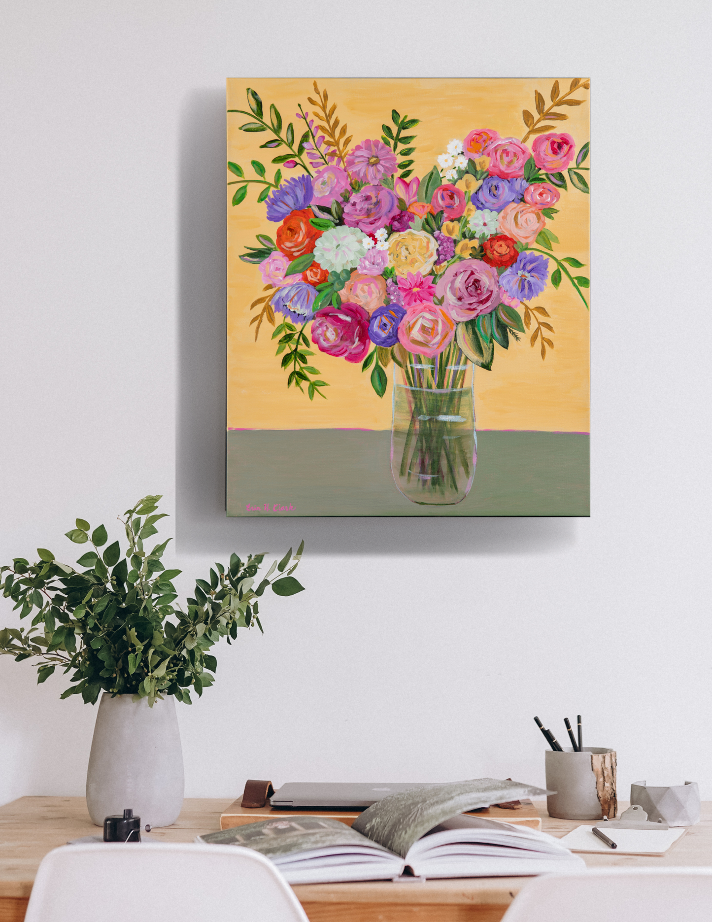 FROM THE GARDEN Original Painting