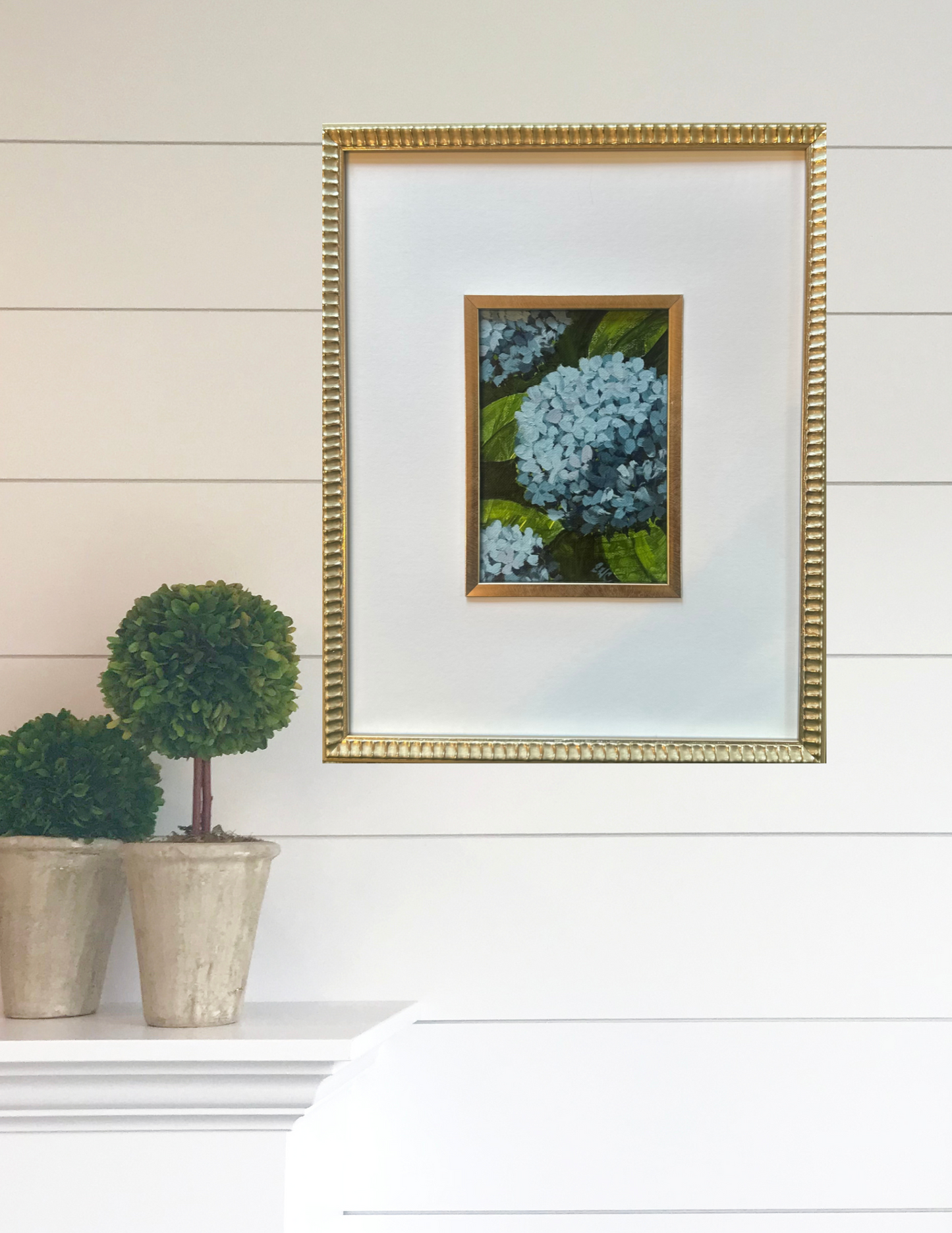 BLUE HYDRANGEA 01 Original Painting