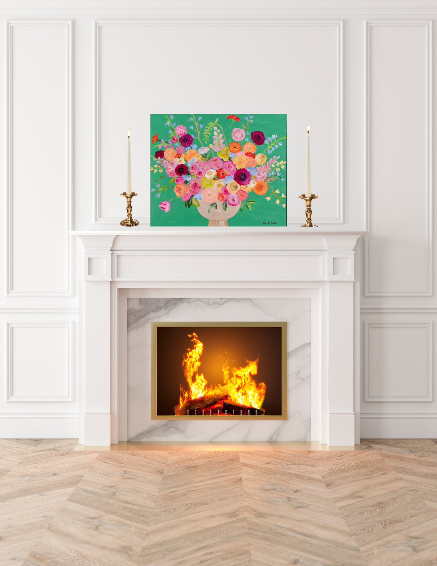 GREEN WITH ENVY Original Painting