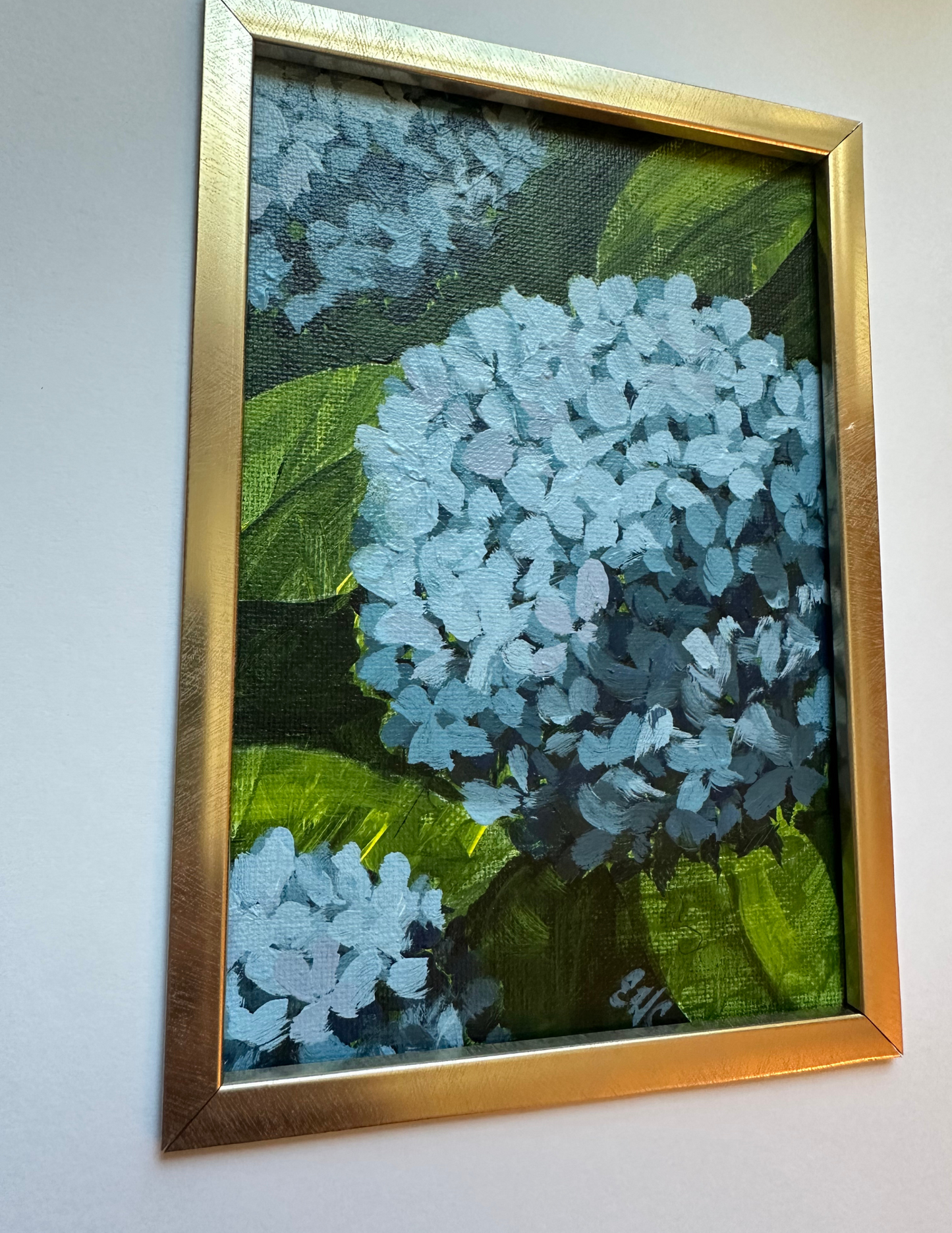 BLUE HYDRANGEA 01 Original Painting