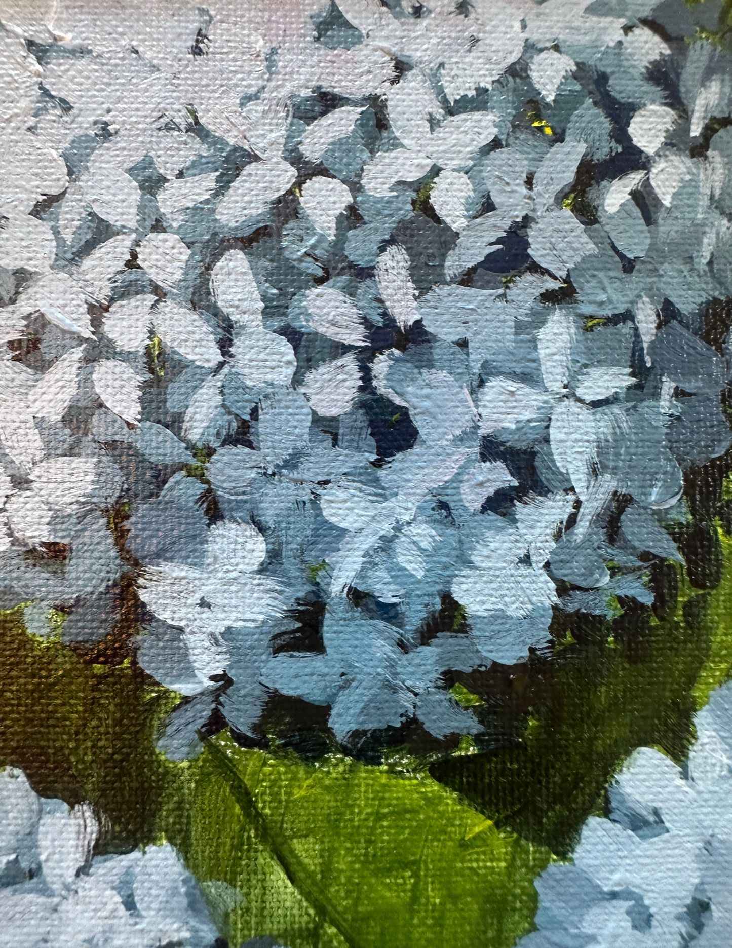BLUE HYDRANGEA 02 Original Painting