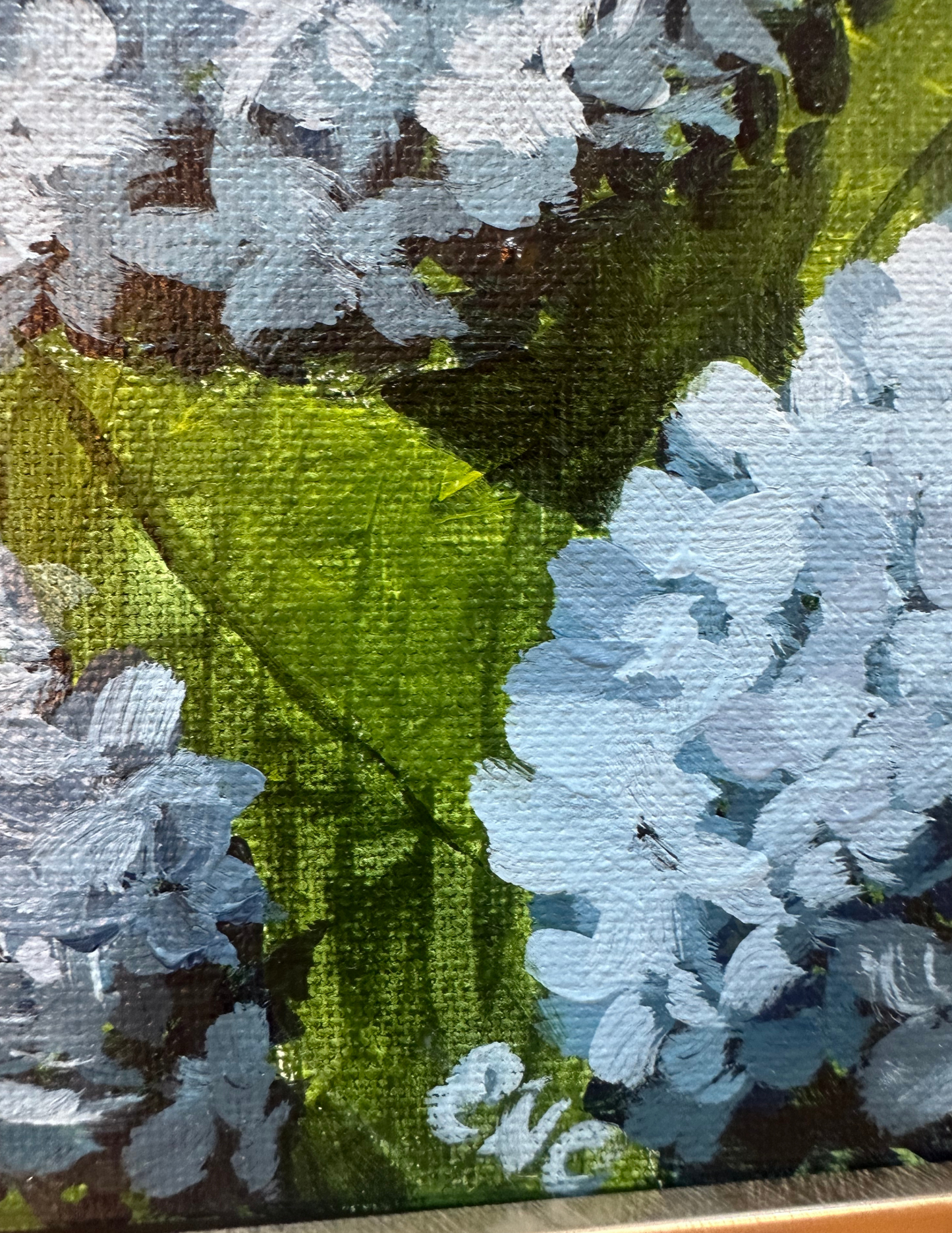 BLUE HYDRANGEA 02 Original Painting