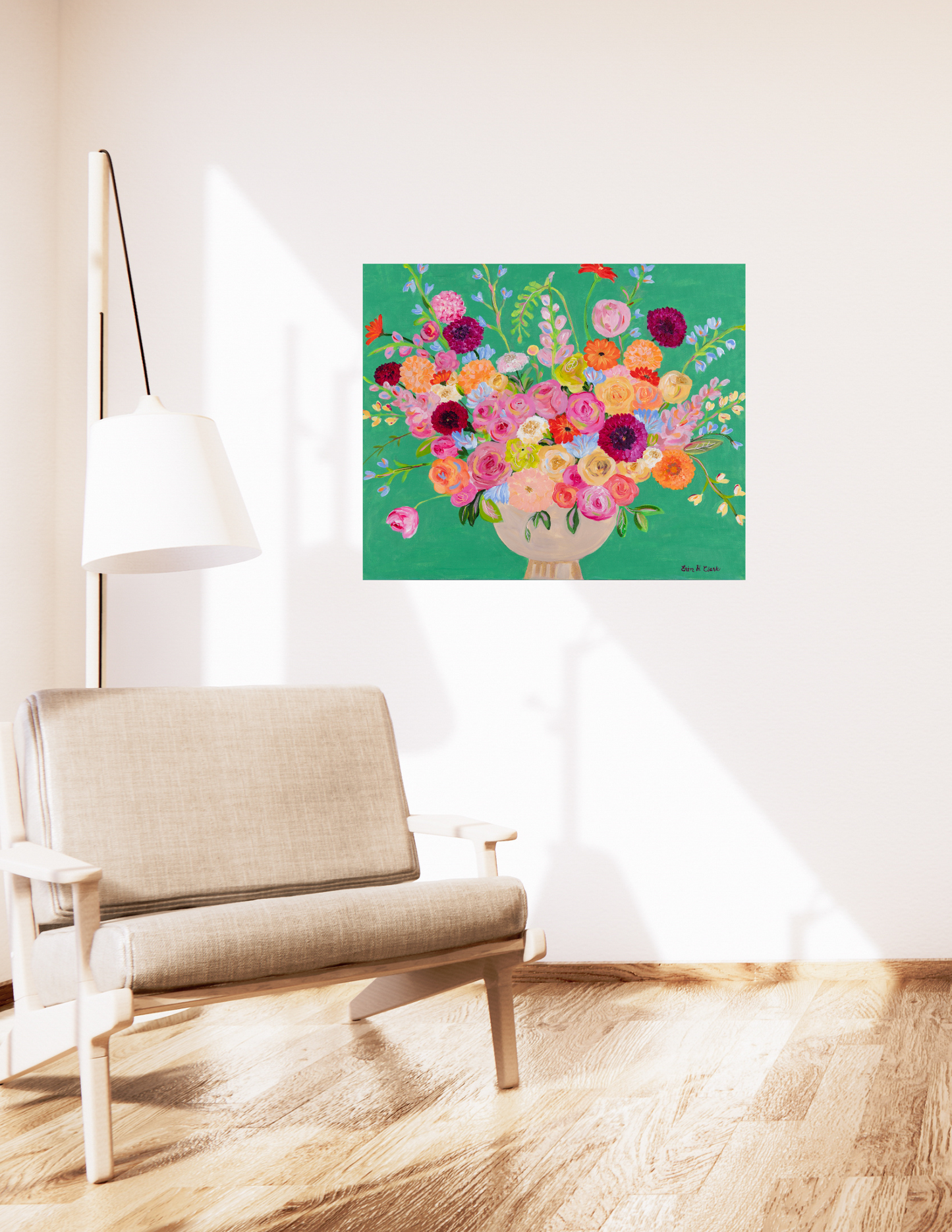 GREEN WITH ENVY Original Painting