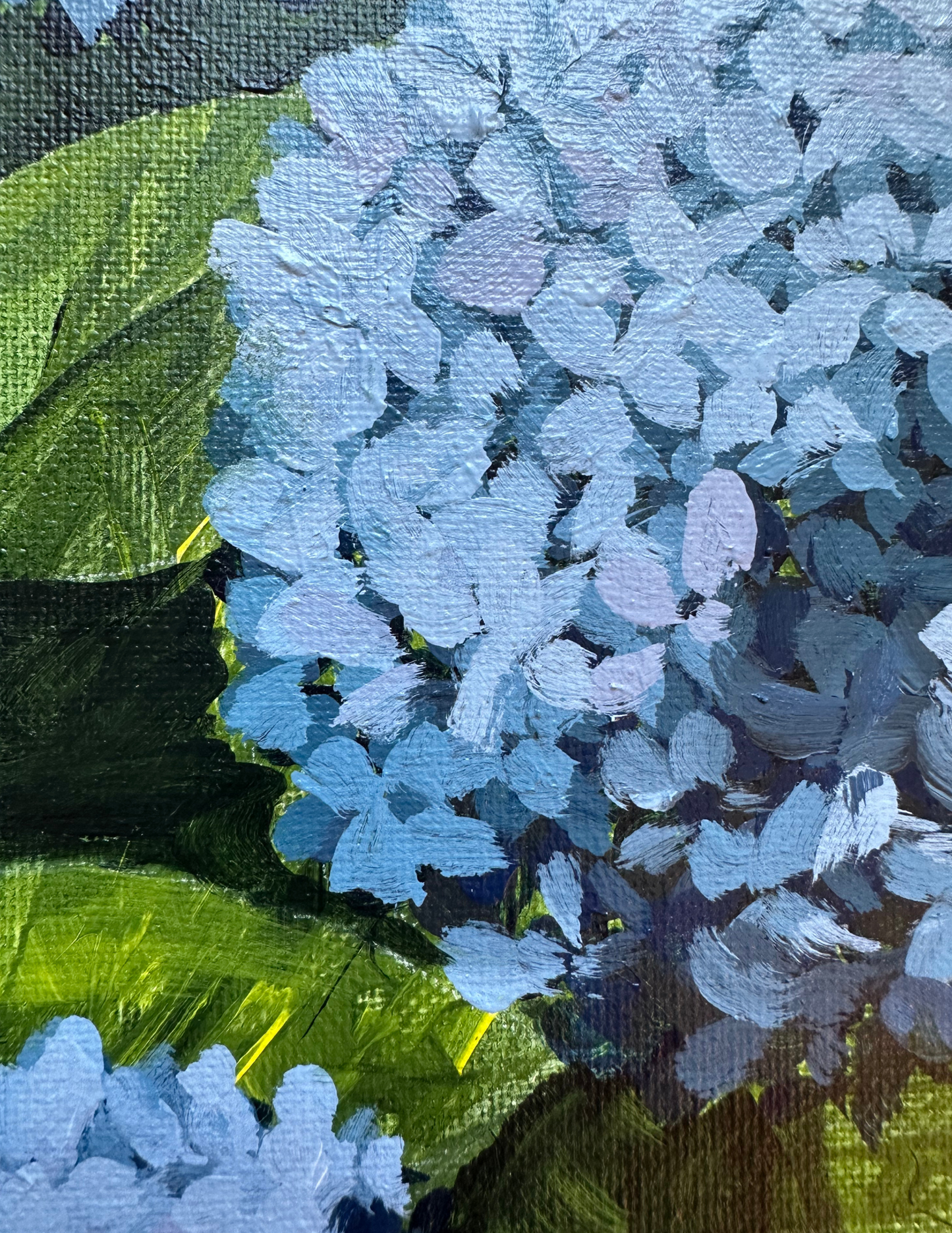 BLUE HYDRANGEA 01 Original Painting