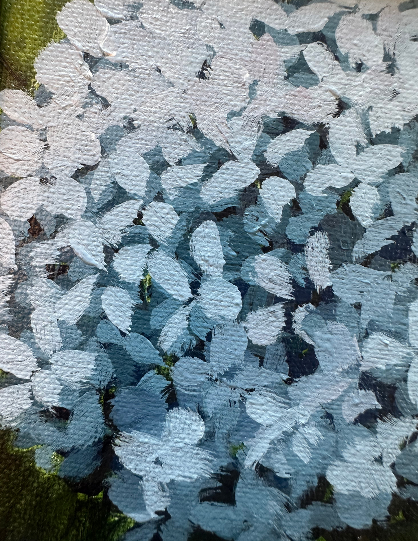 BLUE HYDRANGEA 02 Original Painting