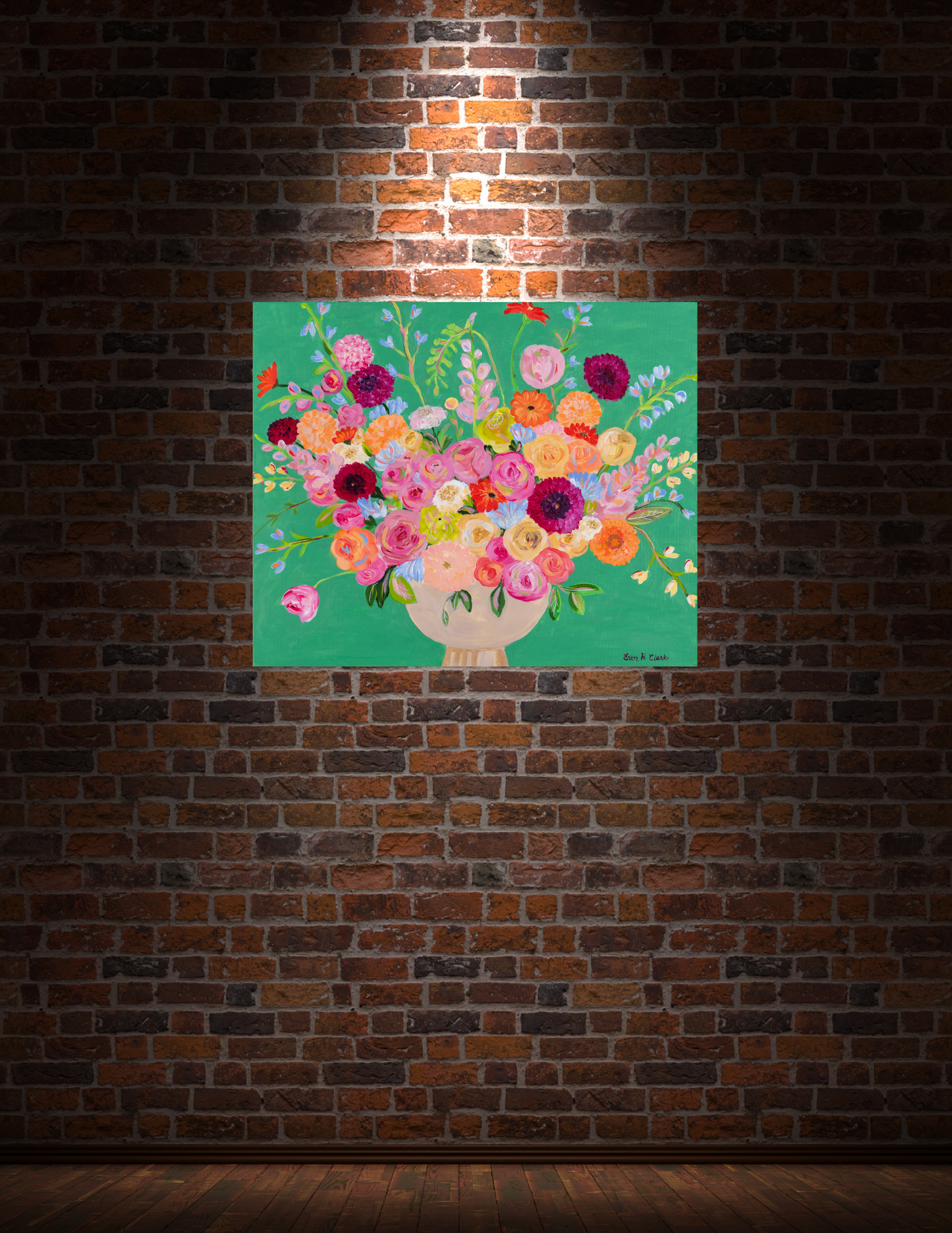 GREEN WITH ENVY Original Painting
