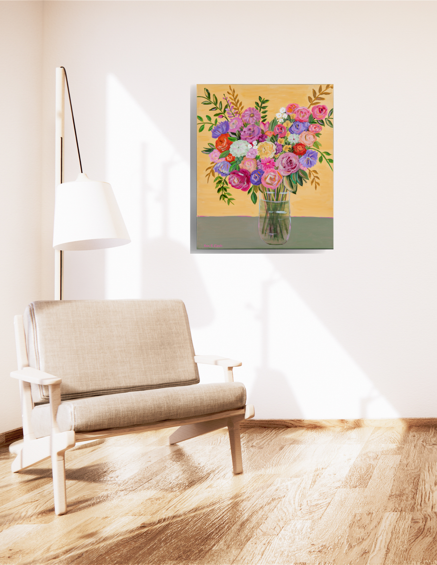 FROM THE GARDEN Original Painting
