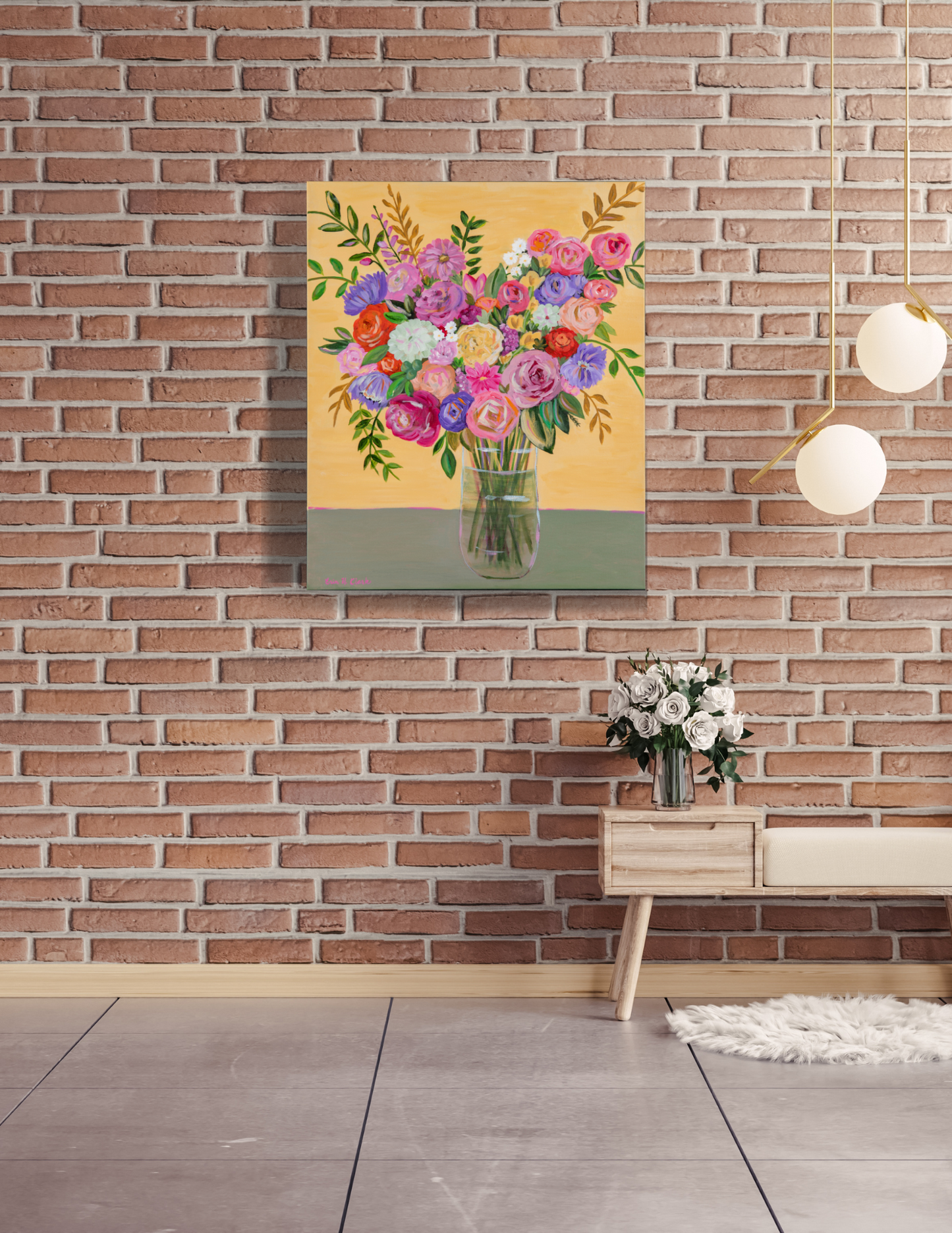 FROM THE GARDEN Original Painting