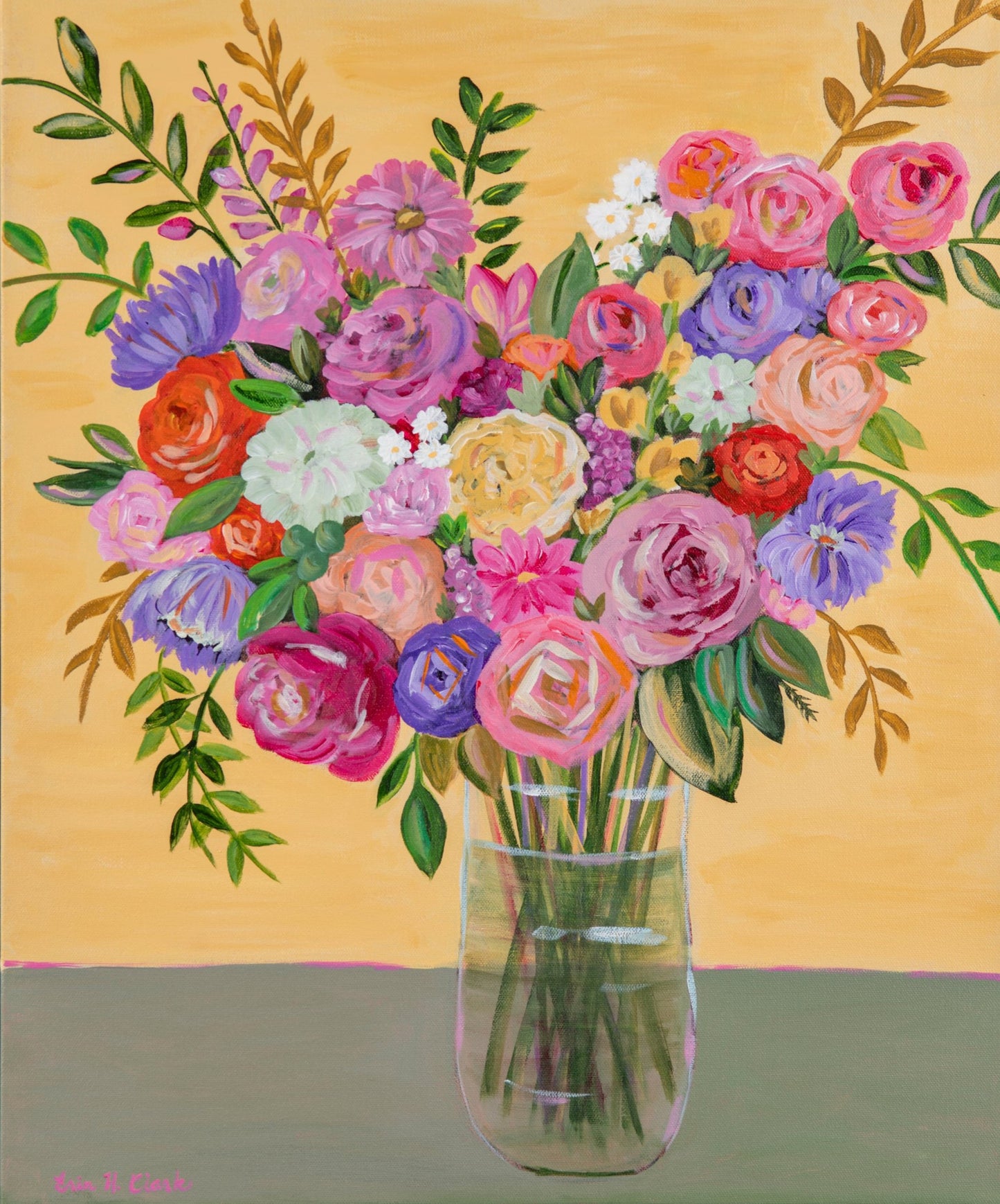 FROM THE GARDEN Original Painting