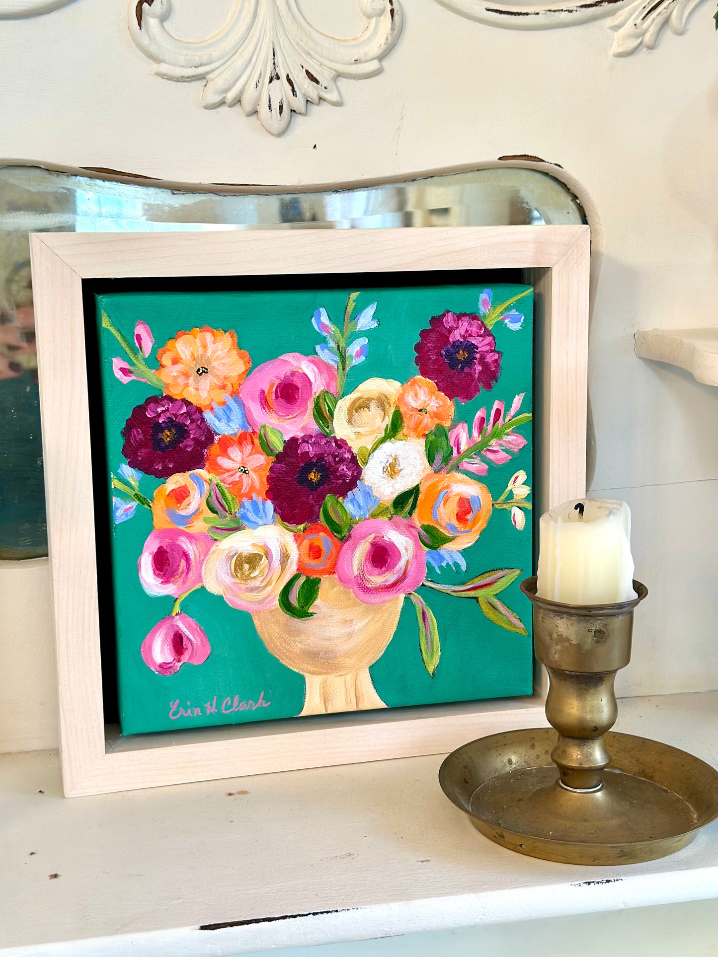 GREEN WITH ENVY (Mini) Original Painting