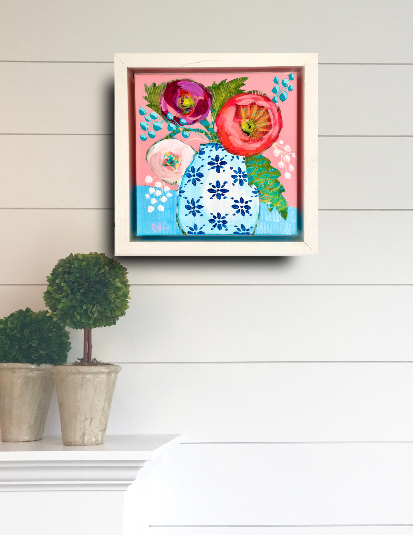 BLUE AND WHITE Original Painting