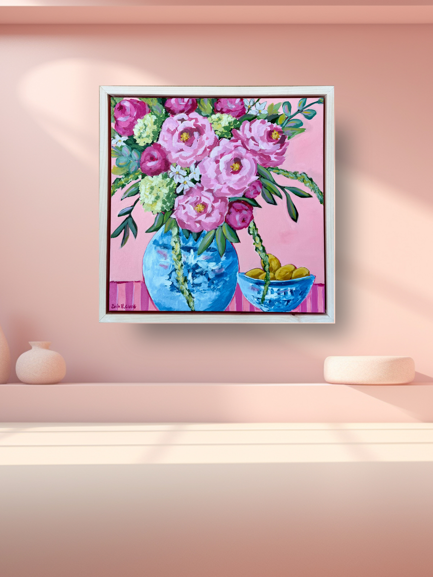 THE POETRY OF PEONIES Original Painting