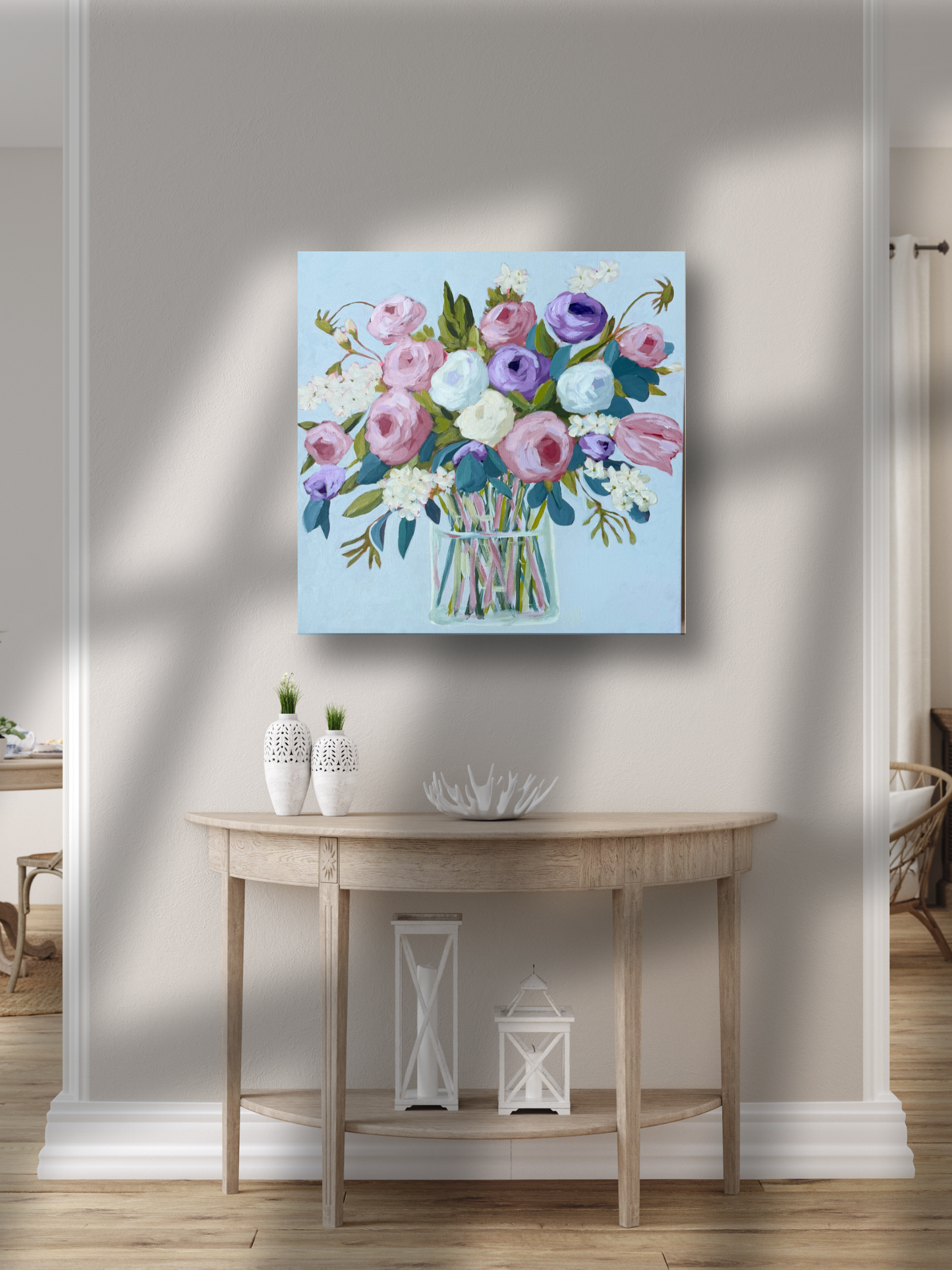 A GARDEN GATHERING Original Painting