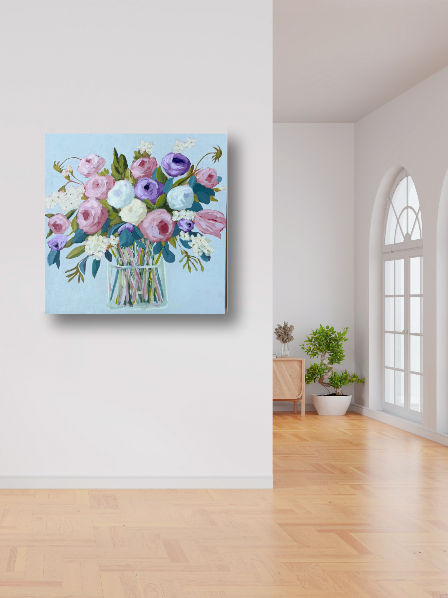 A GARDEN GATHERING Original Painting