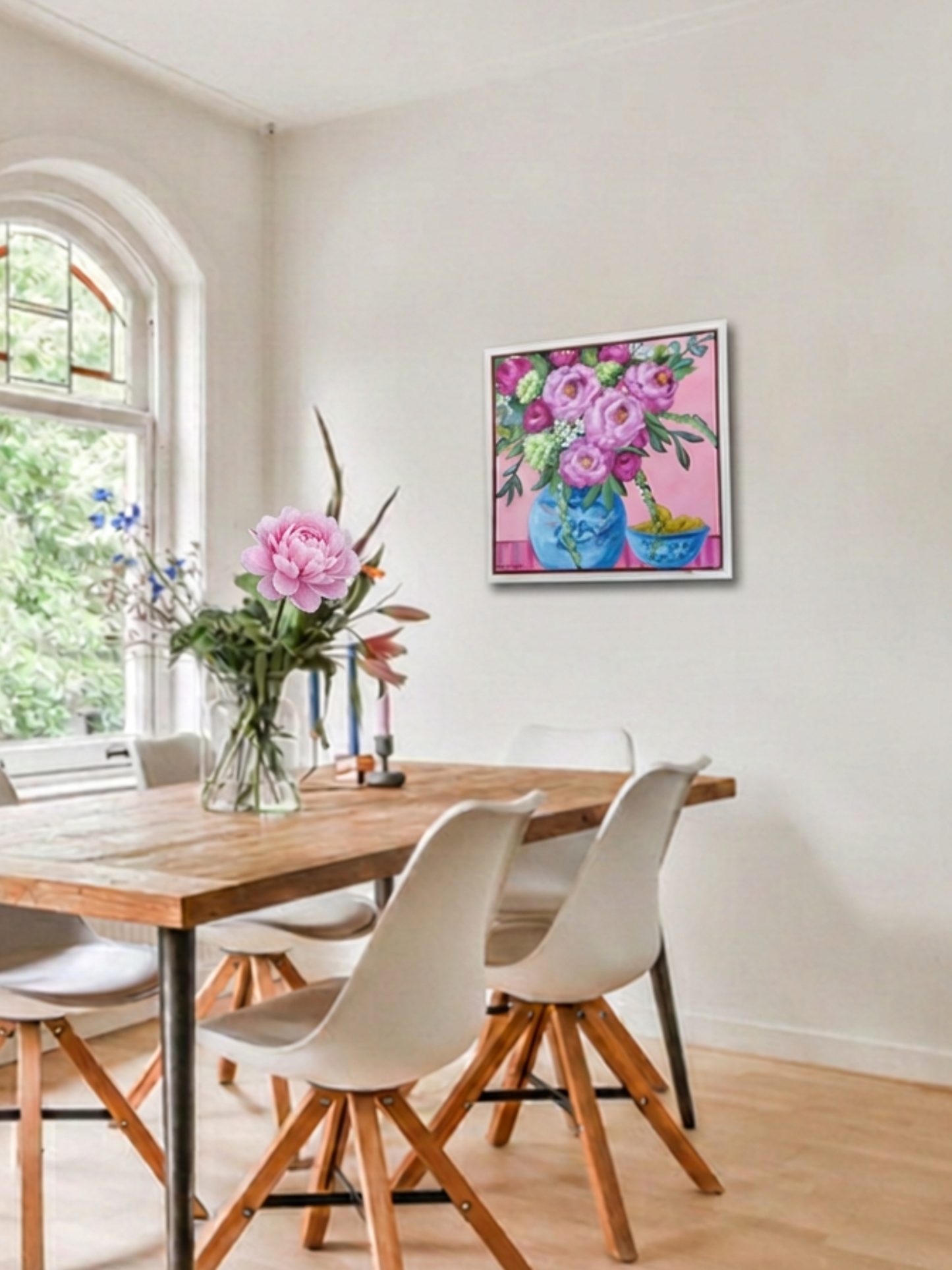 THE POETRY OF PEONIES Original Painting