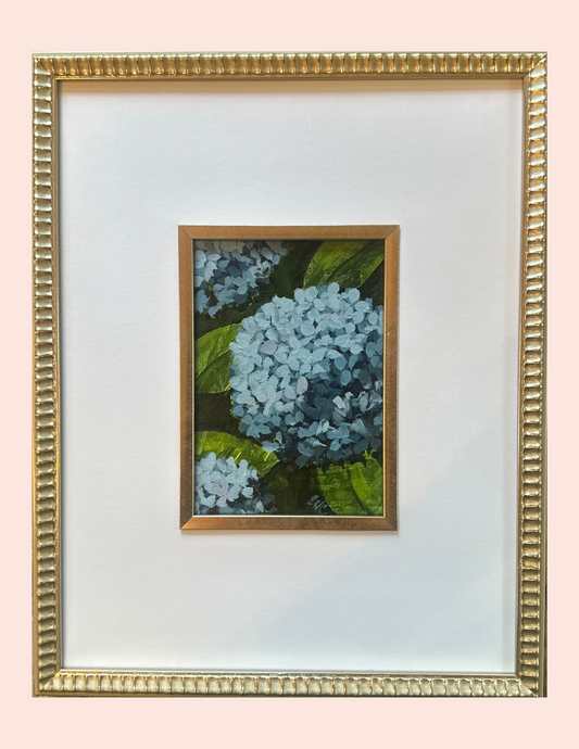 BLUE HYDRANGEA 01 Original Painting