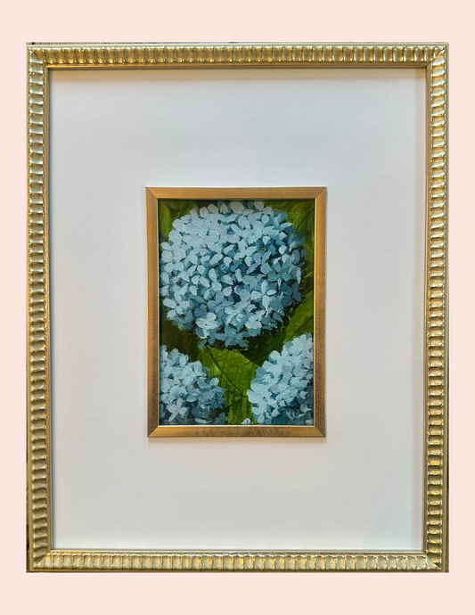 BLUE HYDRANGEA 02 Original Painting