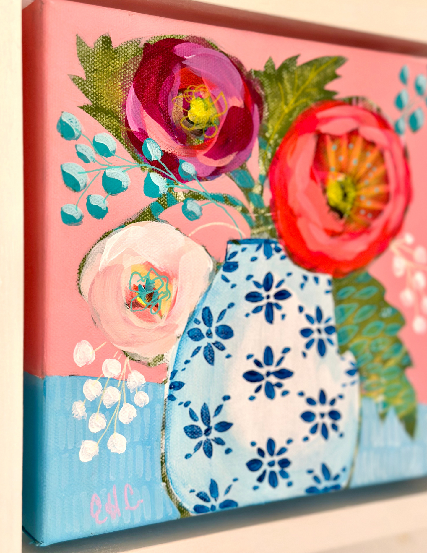 BLUE AND WHITE Original Painting