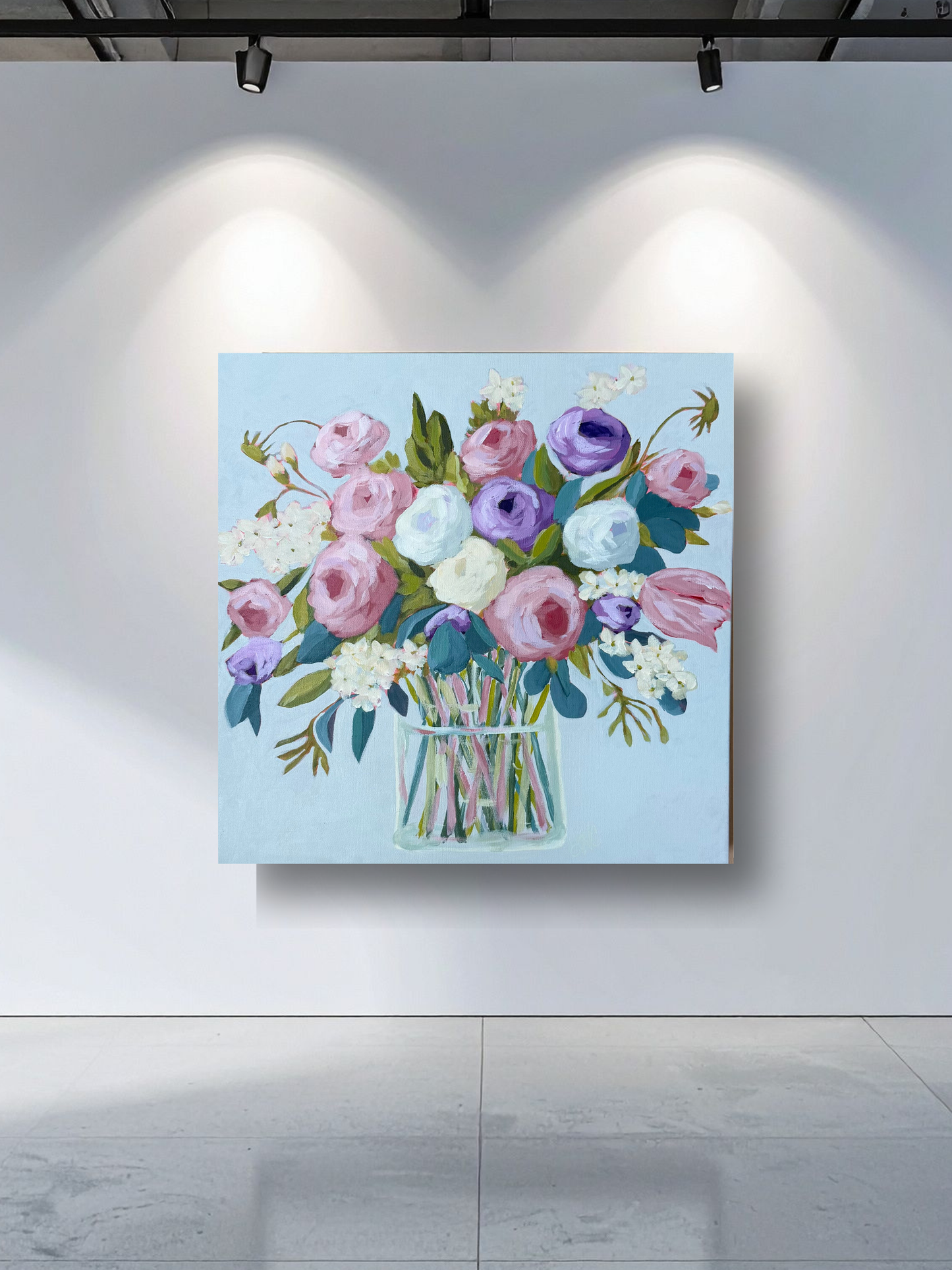A GARDEN GATHERING Original Painting