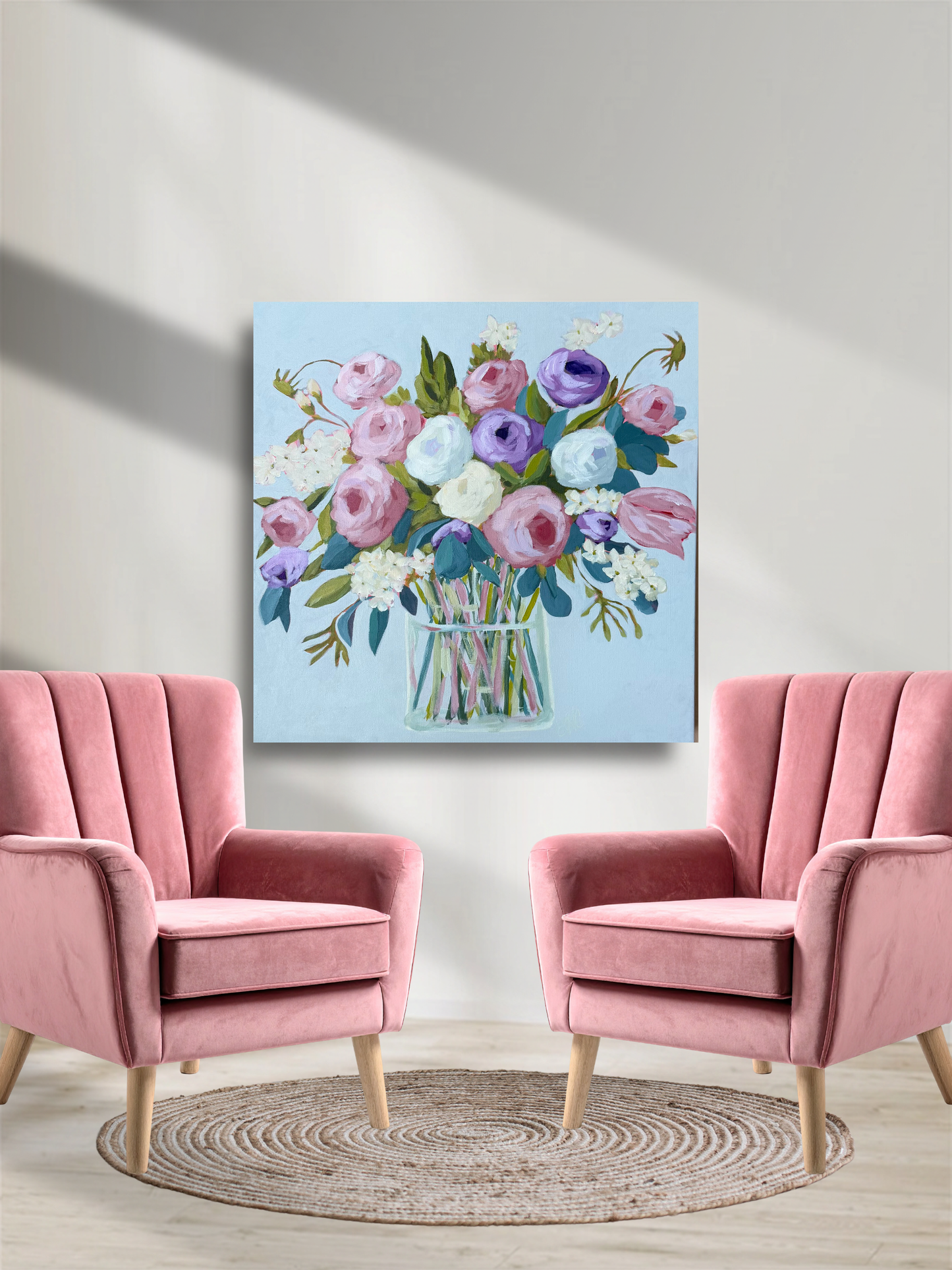 A GARDEN GATHERING Original Painting