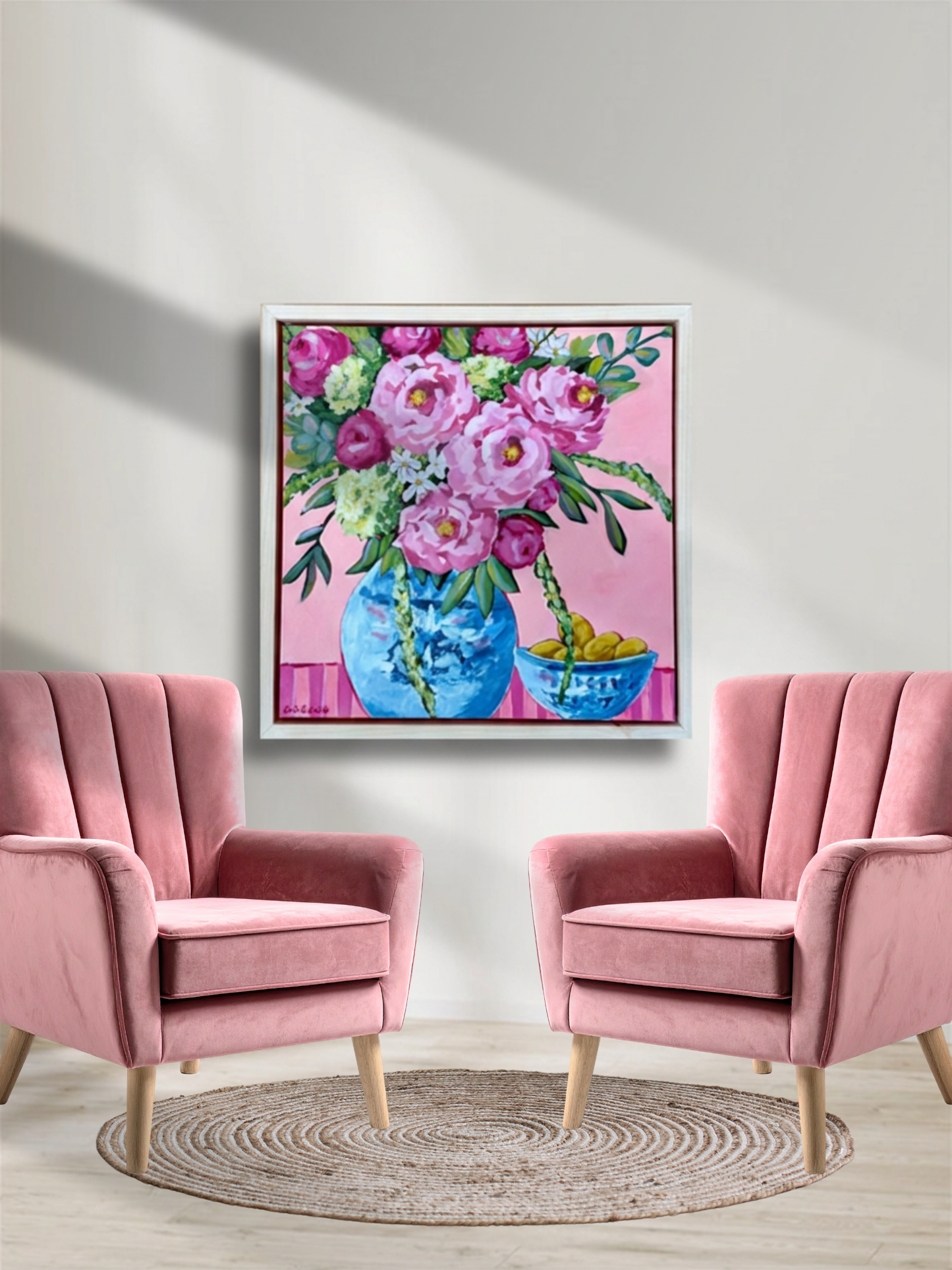 THE POETRY OF PEONIES Original Painting