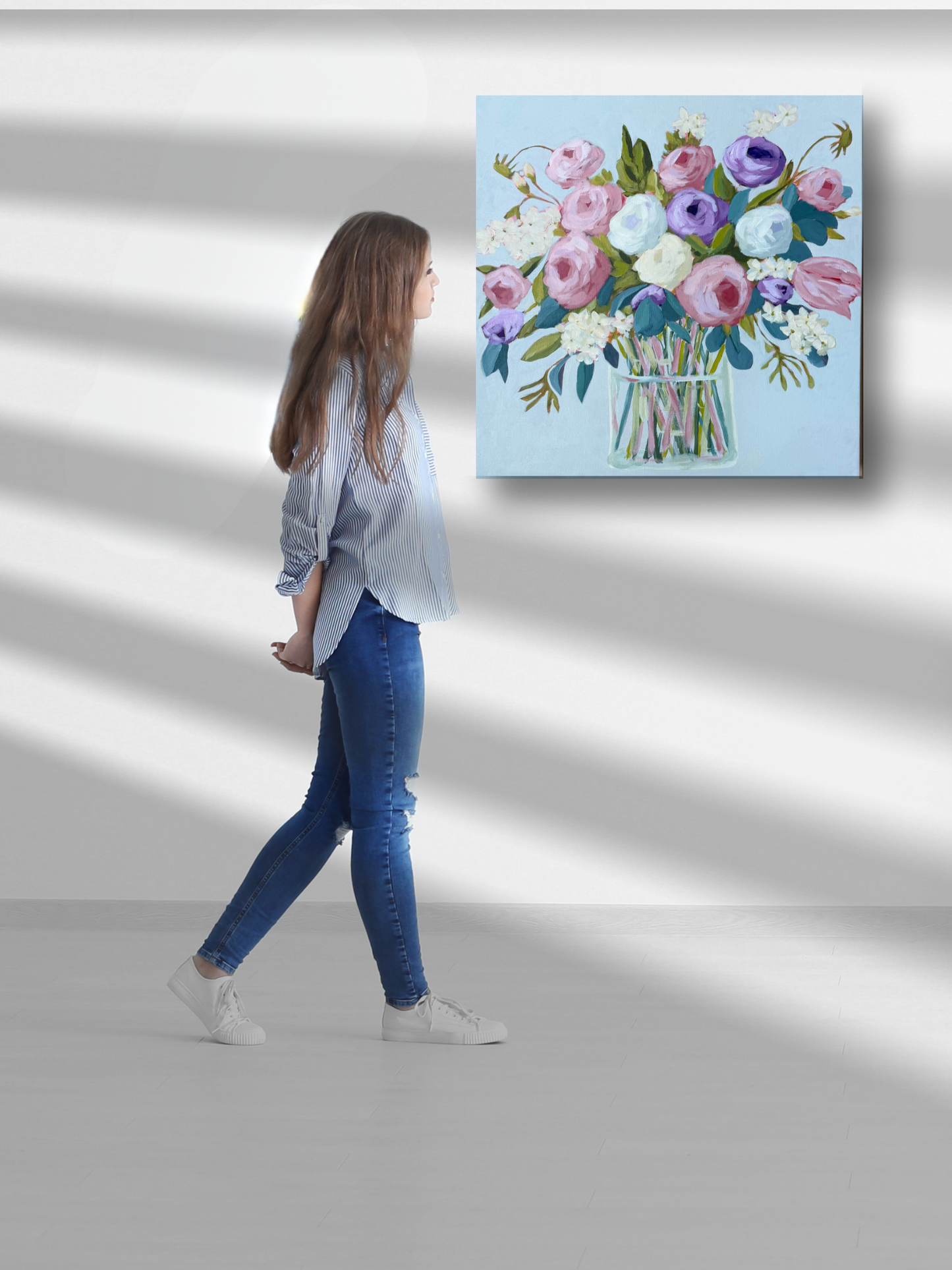 A GARDEN GATHERING Original Painting