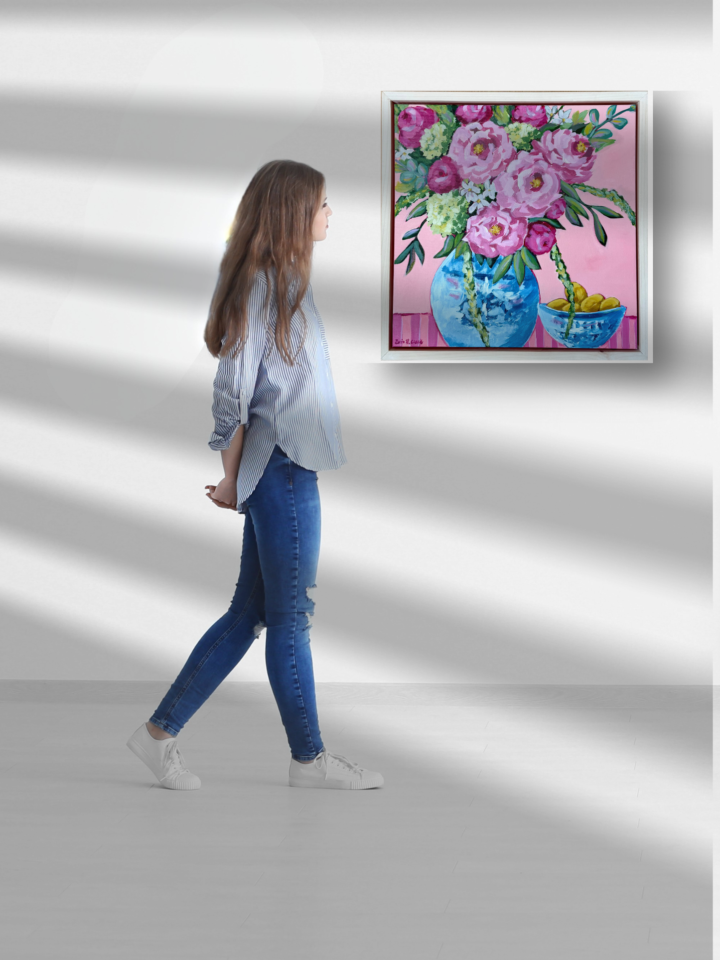 THE POETRY OF PEONIES Original Painting