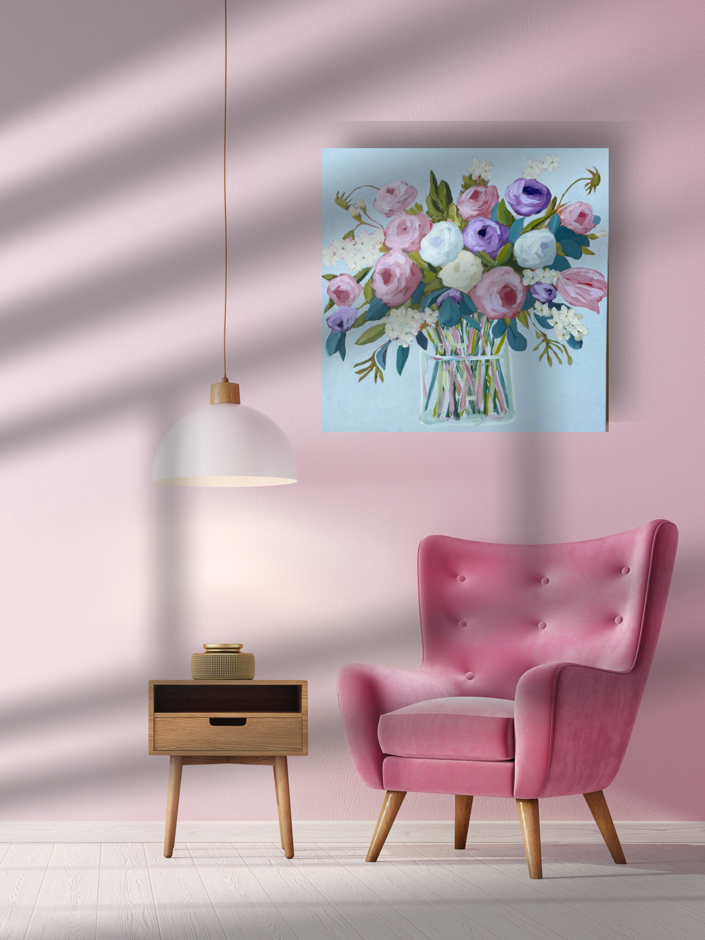 A GARDEN GATHERING Original Painting