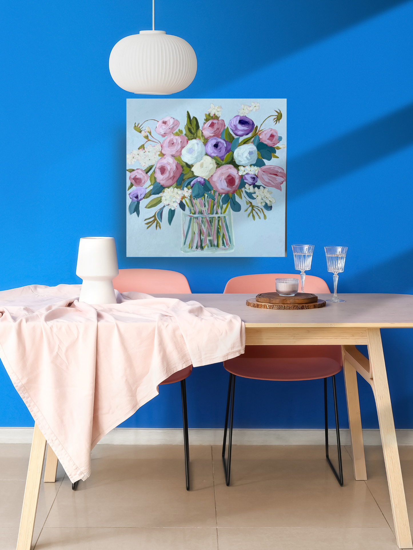 A GARDEN GATHERING Original Painting