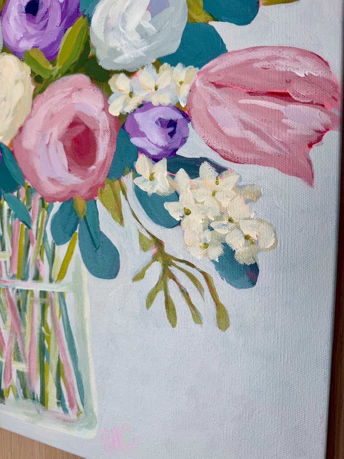 A GARDEN GATHERING Original Painting