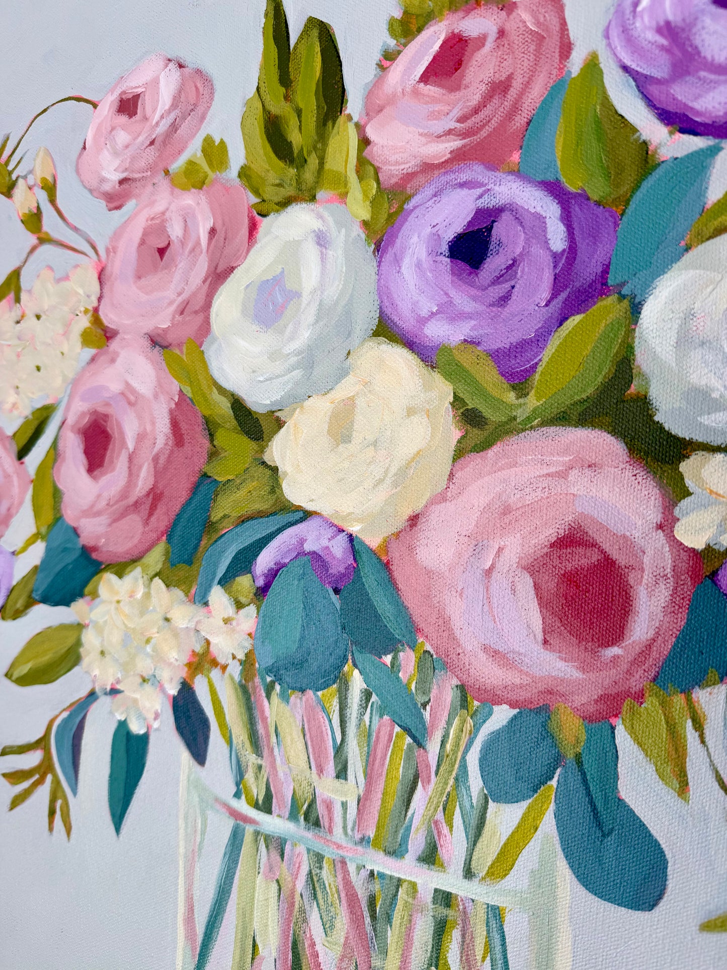 A GARDEN GATHERING Original Painting